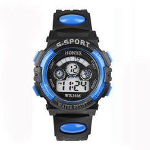 al Gifts Waterproof Children Boy Digital LED Quartz Alarm Date Sports Wristwatch for Cool Teenagers EF8