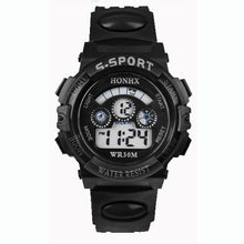 al Gifts Waterproof Children Boy Digital LED Quartz Alarm Date Sports Wristwatch for Cool Teenagers EF8