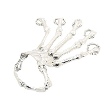 Pulseras Pulseira Slave Bones H  Skull Bracelets   Bangles Bracelets For Women Cool Punk metal Goth Skeleton Bracelet EF8