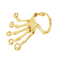 Pulseras Pulseira Slave Bones H  Skull Bracelets   Bangles Bracelets For Women Cool Punk metal Goth Skeleton Bracelet EF8