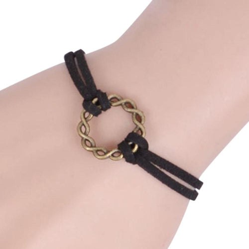 Punk Style Charm Bracelet For Women   Girls Jewelry Vintage Black Velvet Multilayer Lace Bracelets for Women EF8