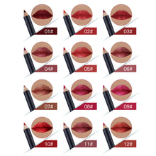 High Light Cosmetic 24 Colors Pencil Waterproof Easy To Color Lip Liner Pencil Eye Shadow Pen Combinations EF8