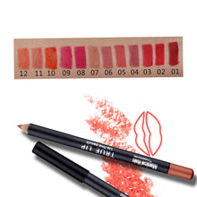 High Light Cosmetic 24 Colors Pencil Waterproof Easy To Color Lip Liner Pencil Eye Shadow Pen Combinations EF8