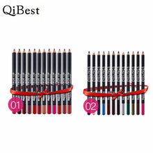 High Light Cosmetic 24 Colors Pencil Waterproof Easy To Color Lip Liner Pencil Eye Shadow Pen Combinations EF8