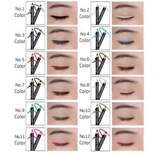 High Light Cosmetic 24 Colors Pencil Waterproof Easy To Color Lip Liner Pencil Eye Shadow Pen Combinations EF8