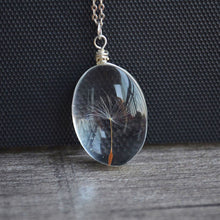 D elion Seeds Wish bottle Necklace Bottle Botanical Pendant Chain Necklace Gifts For Women s  EF8