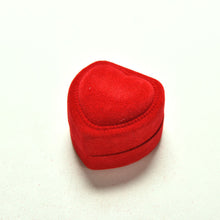 Red Heart Shaped Ring Box Mini Cute Red Carrying Cases For Rings Display Box Jewelry Packaging s EF8