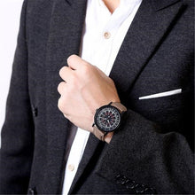 Relogio Masculino Luxury Analog Sports Lether WristwatchClock Men's Quartz Watch Business Watch Men Watch Gift EF8