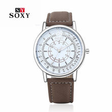Relogio Masculino Luxury Analog Sports Lether WristwatchClock Men's Quartz Watch Business Watch Men Watch Gift EF8
