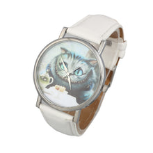 Relogio feminino Fashion Casual Cute Cat Women Leather Band Analog Quartz Dial Wrist Watch Relojes mujer EF8