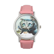 Relogio feminino Fashion Casual Cute Cat Women Leather Band Analog Quartz Dial Wrist Watch Relojes mujer EF8