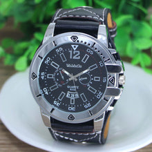 Relogio masculino Men Quartz Steel Dial Analog Sport Luxury Leather Band Watch Men watches EF8