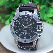 Relogio masculino Men Quartz Steel Dial Analog Sport Luxury Leather Band Watch Men watches EF8