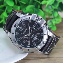 Relogio masculino Men Quartz Steel Dial Analog Sport Luxury Leather Band Watch Men watches EF8