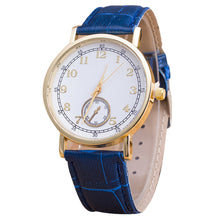 Relojes Mujer Digital Pattern Leather Band Analog Quartz Vogue Wrist Watches EF8