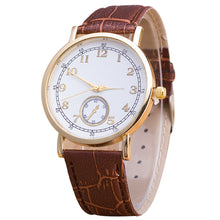 Relojes Mujer Digital Pattern Leather Band Analog Quartz Vogue Wrist Watches EF8