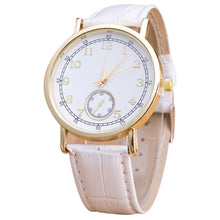 Relojes Mujer Digital Pattern Leather Band Analog Quartz Vogue Wrist Watches EF8