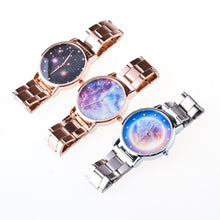 Retro Design Alloy Unisex watch Women Men Wristwatch Starry Sky Space Watch Little Star Wristwatch Special Birthday Gift saat EF8