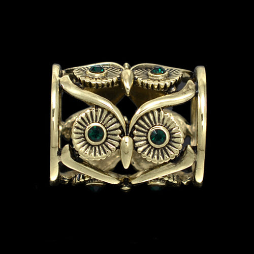 Retro Owl Scarf Buckle Crystal Scarf Holder Wedding Hollow Out Belt Brooches Clips Pins Bronze Sliver Jewelry EF8