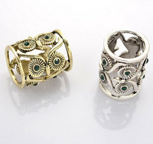 Retro Owl Scarf Buckle Crystal Scarf Holder Wedding Hollow Out Belt Brooches Clips Pins Bronze Sliver Jewelry EF8