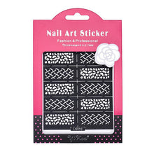 Reusable Stamping Tool DIY Nail Art Hollow Template Stickers Stamp Stencil Guide EF8