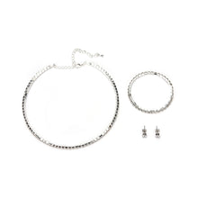 Rhinestone Crystal Choker Necklace Earrings   Bracelet Wedding Jewelry Sets Earrings Necklaces Bracelet Jewelry Sets EF8