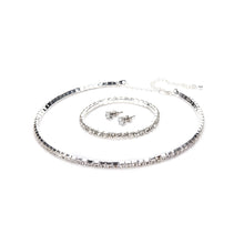 Rhinestone Crystal Choker Necklace Earrings   Bracelet Wedding Jewelry Sets Earrings Necklaces Bracelet Jewelry Sets EF8