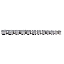 Rhinestone Crystal Flared Ear Exp er Plugs Stainless Steel Ear Jewelry Ear Piercing  EF8