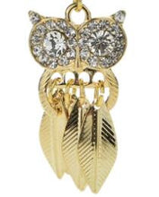 Rhinestone Owl Dangle Ball Barbell Bar Belly Button Navel Ring Body Piercing EF8