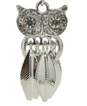 Rhinestone Owl Dangle Ball Barbell Bar Belly Button Navel Ring Body Piercing EF8