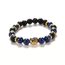 Rope Chain Natural Stone For Men   Women Jewelry S Elastic Charm Bracelet Mujer Tiger Eye Stone Buddha Beads Bracelet EF8