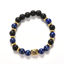 Rope Chain Natural Stone For Men   Women Jewelry S Elastic Charm Bracelet Mujer Tiger Eye Stone Buddha Beads Bracelet EF8