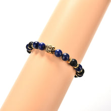 Rope Chain Natural Stone For Men   Women Jewelry S Elastic Charm Bracelet Mujer Tiger Eye Stone Buddha Beads Bracelet EF8