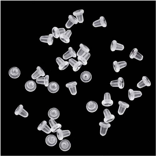 Rubber Earring Backs Stoppers Earnuts Stud Earring Stopper Back Plugs DIY Jewelry Findings Accessories 100pcs EF8
