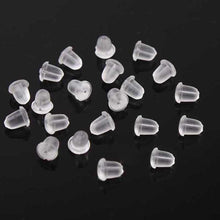 Rubber Earring Backs Stoppers Earnuts Stud Earring Stopper Back Plugs DIY Jewelry Findings Accessories 100pcs EF8