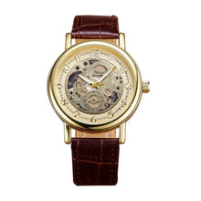 Men's waterproof double-sided Leather Strap Men Waterpoof Mechanical Wristwatches ClockWatch Relogio Masculino EF8
