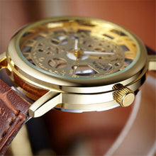 Men's waterproof double-sided Leather Strap Men Waterpoof Mechanical Wristwatches ClockWatch Relogio Masculino EF8