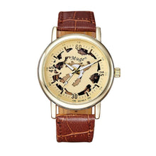 Men's waterproof double-sided Leather Strap Men Waterpoof Mechanical Wristwatches ClockWatch Relogio Masculino EF8