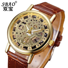 Men's waterproof double-sided Leather Strap Men Waterpoof Mechanical Wristwatches ClockWatch Relogio Masculino EF8
