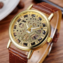 Men's waterproof double-sided Leather Strap Men Waterpoof Mechanical Wristwatches ClockWatch Relogio Masculino EF8