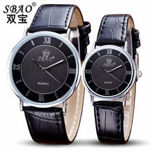 FashionWomen Men Retro Simple Temperament Couple High-grade Business Belt Watch Gift for Lovers relogio masculino EF8