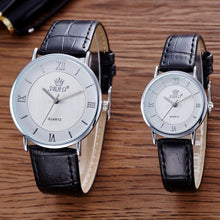 FashionWomen Men Retro Simple Temperament Couple High-grade Business Belt Watch Gift for Lovers relogio masculino EF8