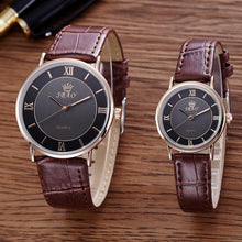 FashionWomen Men Retro Simple Temperament Couple High-grade Business Belt Watch Gift for Lovers relogio masculino EF8
