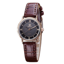 FashionWomen Men Retro Simple Temperament Couple High-grade Business Belt Watch Gift for Lovers relogio masculino EF8