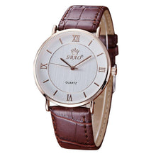 FashionWomen Men Retro Simple Temperament Couple High-grade Business Belt Watch Gift for Lovers relogio masculino EF8