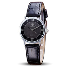 FashionWomen Men Retro Simple Temperament Couple High-grade Business Belt Watch Gift for Lovers relogio masculino EF8