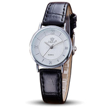 FashionWomen Men Retro Simple Temperament Couple High-grade Business Belt Watch Gift for Lovers relogio masculino EF8