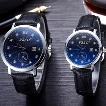 Fashion Women Men Retro Simple Temperament Calendar Couple High-grade Business Belt Watch Gift for Lovers relogio masculino EF8
