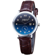 Fashion Women Men Retro Simple Temperament Calendar Couple High-grade Business Belt Watch Gift for Lovers relogio masculino EF8