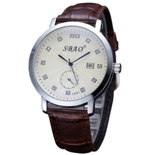 Fashion Women Men Retro Simple Temperament Calendar Couple High-grade Business Belt Watch Gift for Lovers relogio masculino EF8